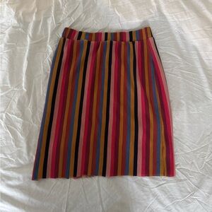 Colorful Striped Skirt